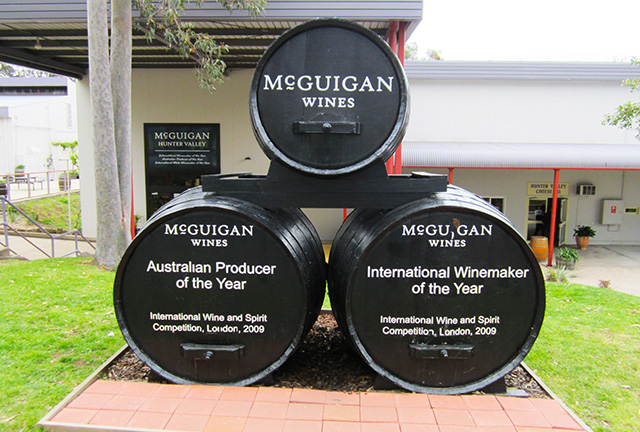 McGuigan Cellars Hunter Valley wine tours